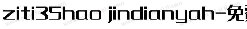 ziti35hao jindianyah字体转换